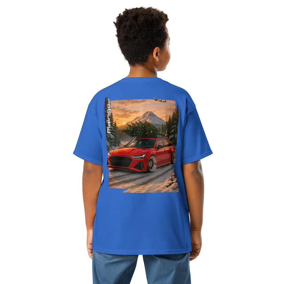 Miniature : T-shirt enfant Pleingaz RS6 X-MAS unisex coton oeko-tex