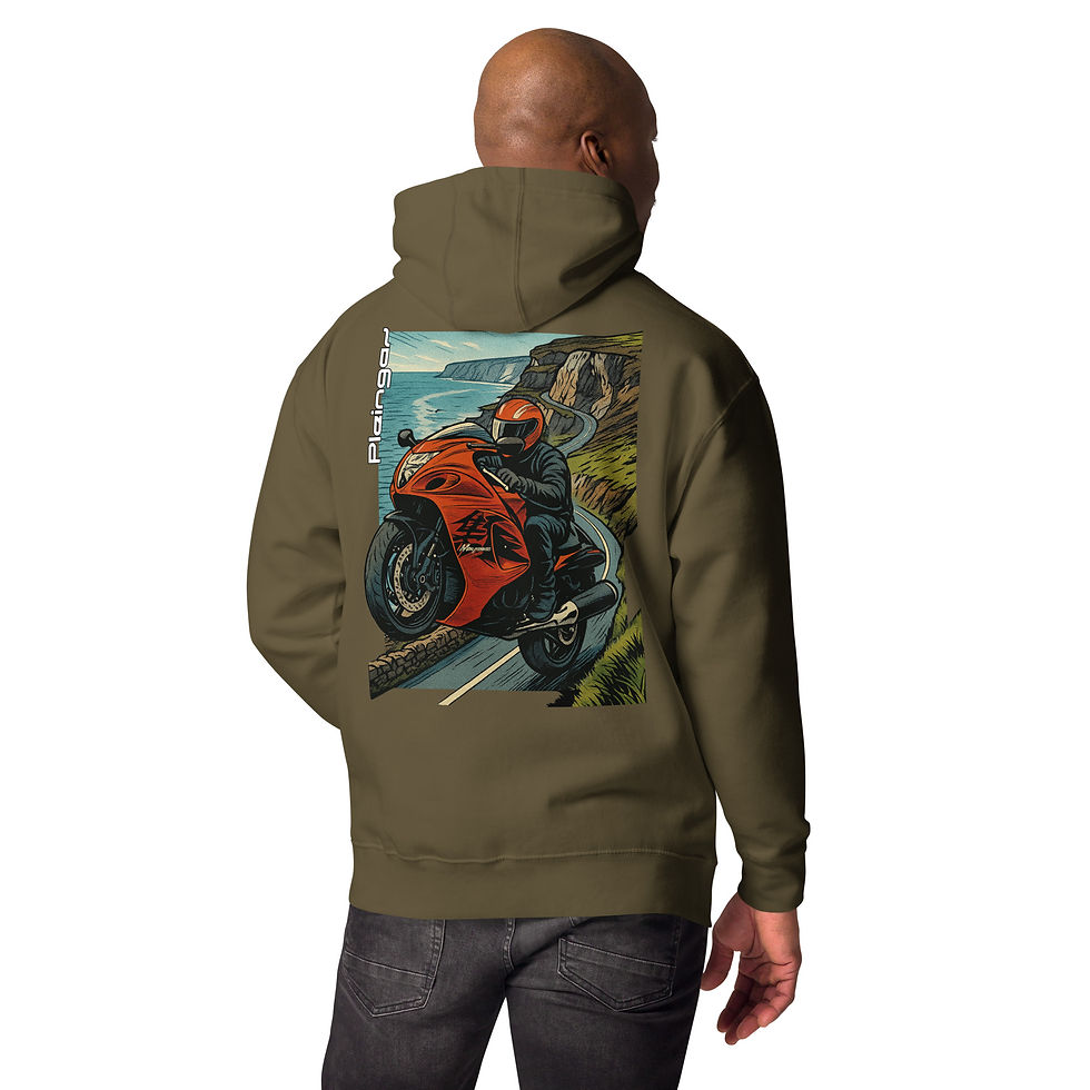 Thumbnail: Hoodie Pleingaz HAYABUSA - du S au 3XL  - unisex coton/polyester