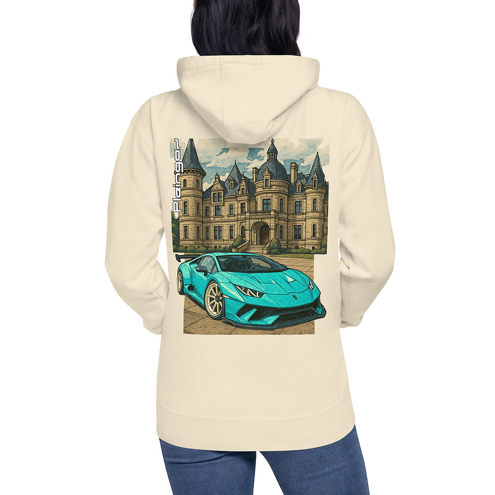 Miniaturbild: Hoodie Pleingaz HURACAN - du S au 3XL  - unisex coton/polyester