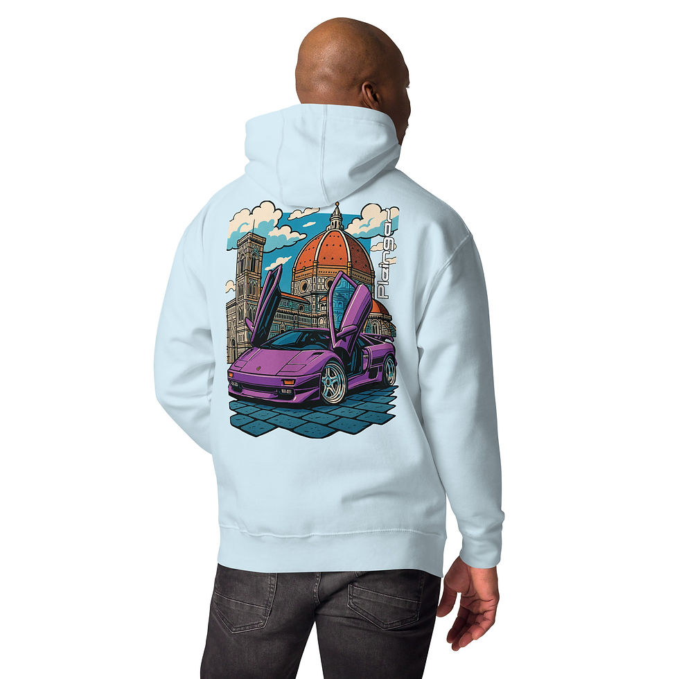 Miniaturbild: Hoodie Pleingaz DIABLO - du S au 3XL  - unisex coton/polyester