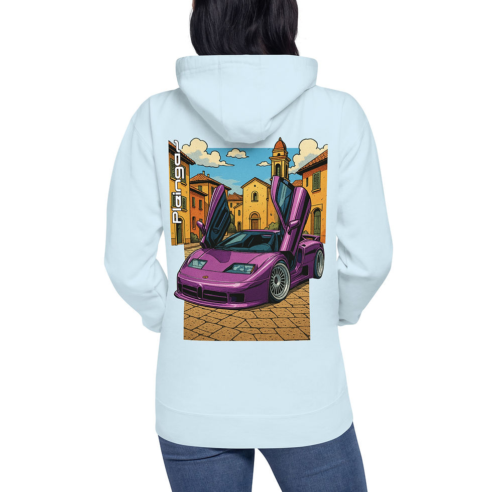 Thumbnail: Hoodie Pleingaz EB110 - du S au 3XL  - unisex coton/polyester
