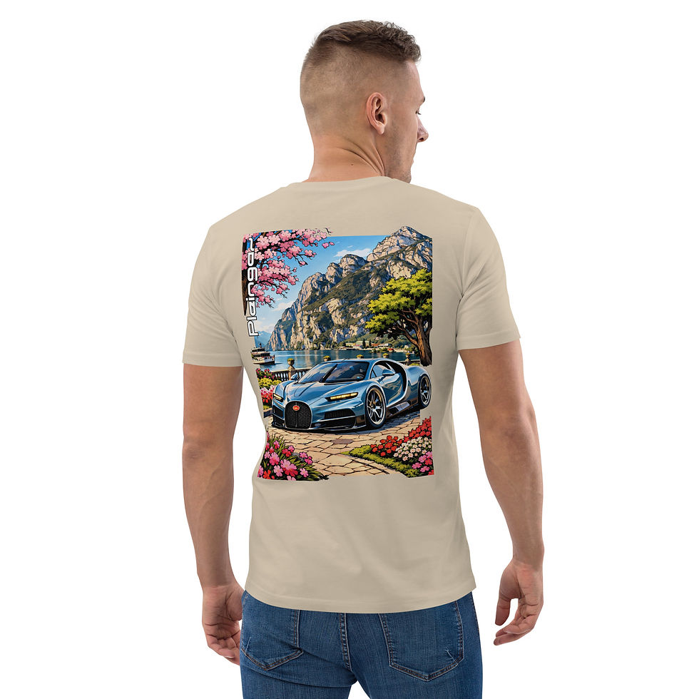 Thumbnail: T-shirt Pleingaz TOURBILLON Unisex coton bio oeko tex