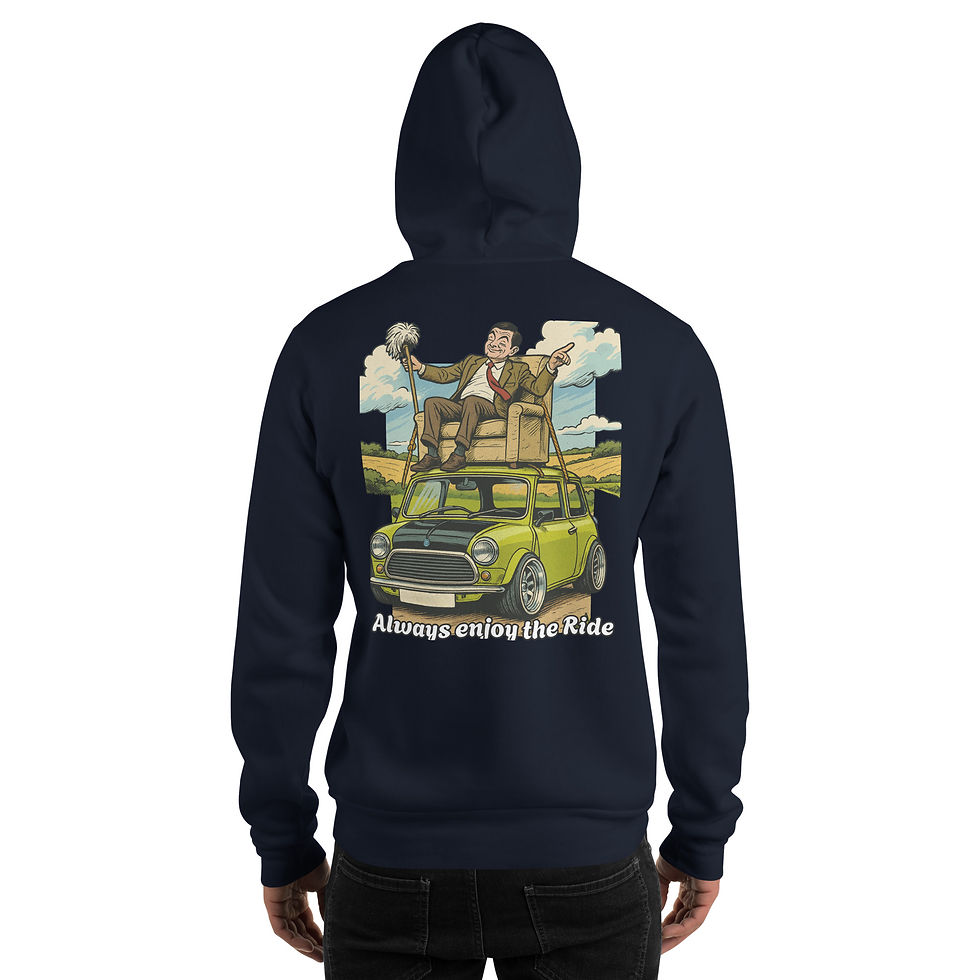 Thumbnail: Hoodie Pleingaz ALWAYS ENJOY THE RIDE unisex coton/polyester