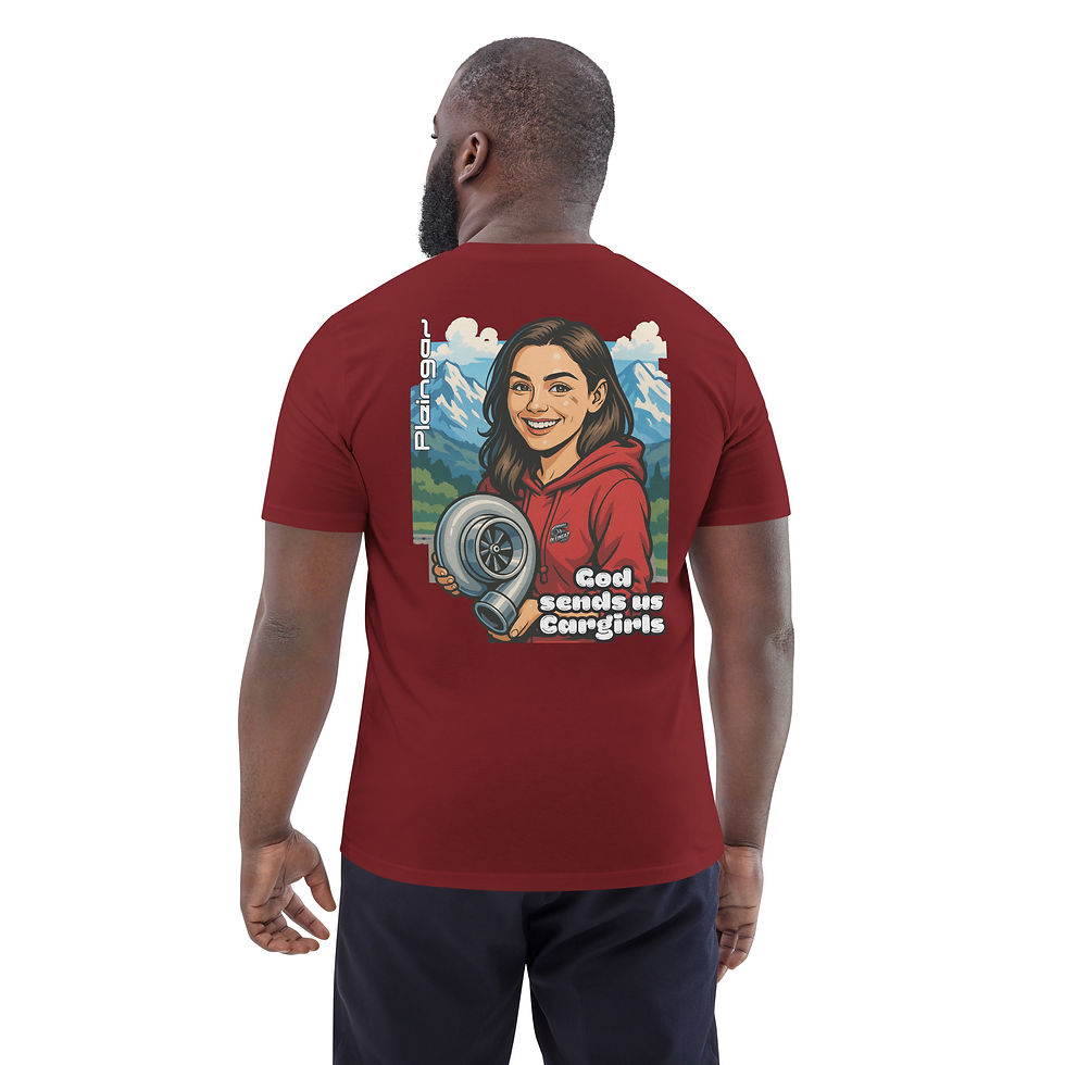 Miniature : T-shirt Pleingaz God send us Cargirls - du S au 5XL - Unisex coton bio oeko tex