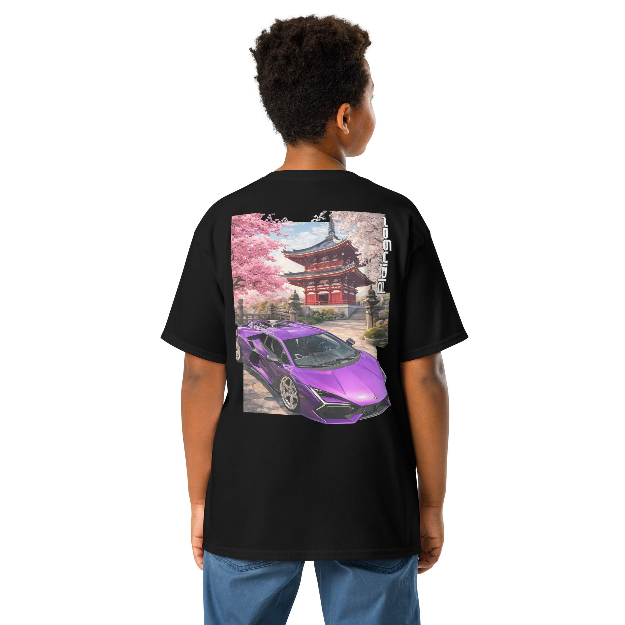 T-shirt enfant Pleingaz REVUELTO PURPLE unisex coton oeko-tex
