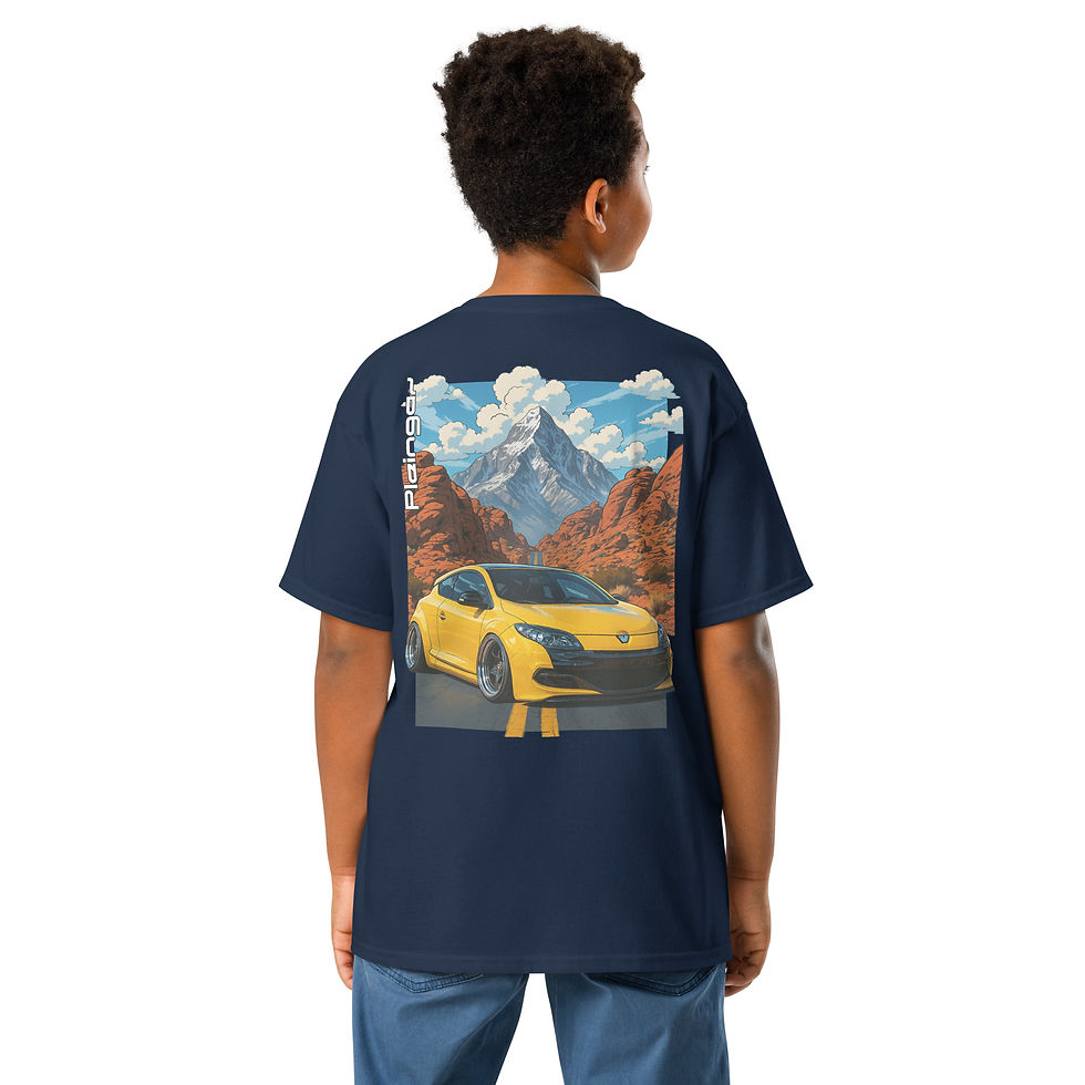 Thumbnail: Kid t-shirt Pleingaz MEGANE RS MK3 unisex coton oeko-tex