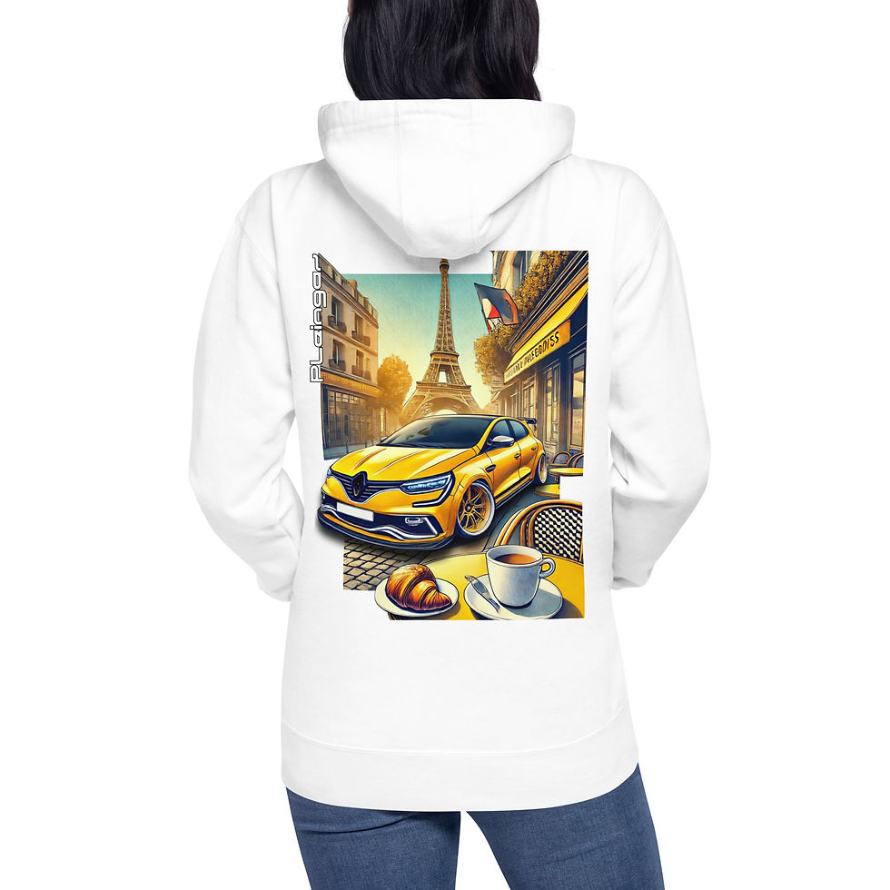 Miniature : Hoodie Pleingaz MEGANE RS - du S au 3XL  - unisex coton/polyester