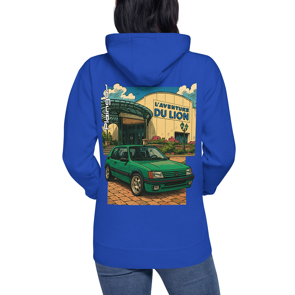 Thumbnail: Hoodie Pleingaz 205 GRIFFE - du S au 3XL  - unisex coton/polyester