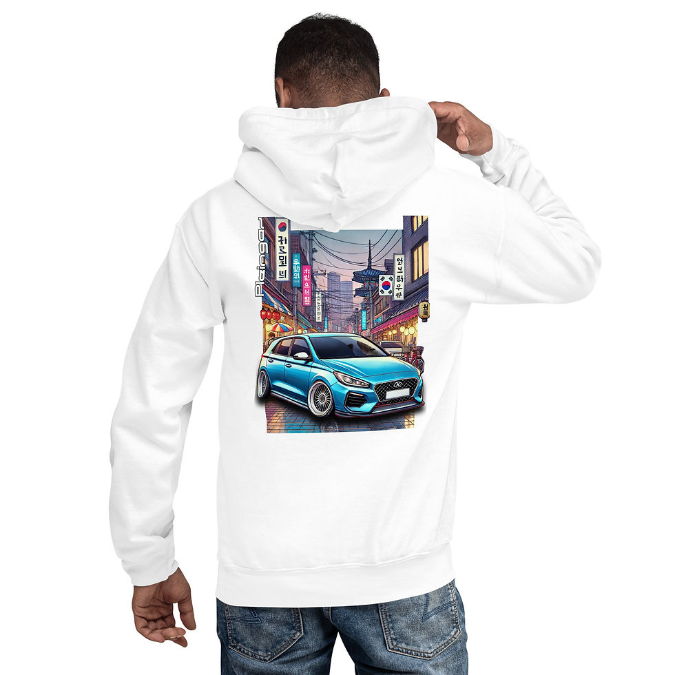 Thumbnail: Hoodie Pleingaz I30N unisex coton/polyester