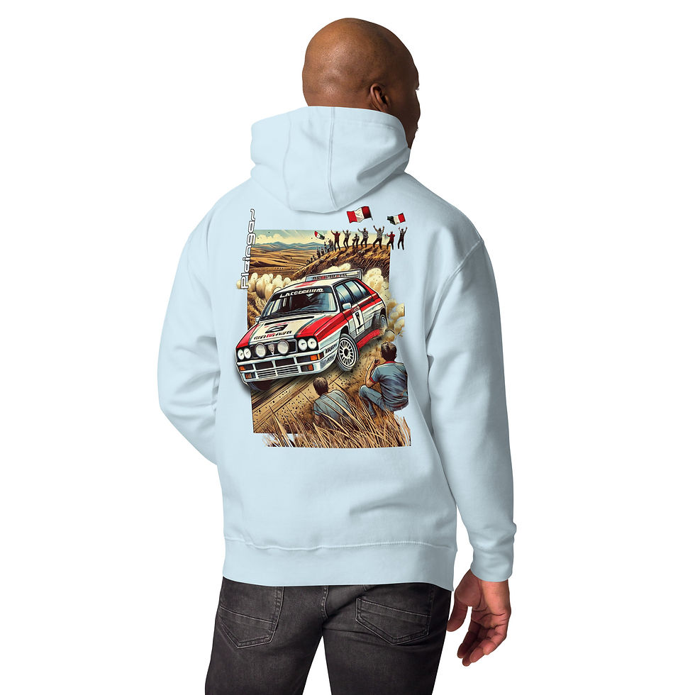 Miniaturbild: Hoodie Pleingaz DELTA INTEGRALE - du S au 3XL  - unisex coton/polyester