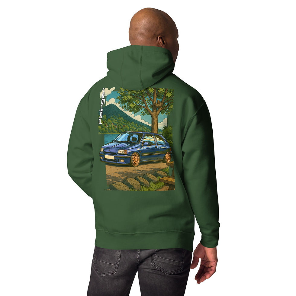 Thumbnail: Hoodie Pleingaz CLIO WILLIAMS - du S au 3XL  - unisex coton/polyester