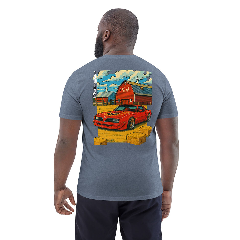 Thumbnail: T-shirt Pleingaz TRANS AM - du S au 5XL - Unisex coton bio oeko tex
