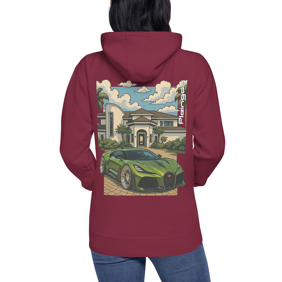 Miniature : Hoodie Pleingaz BROUILLARD - du S au 3XL  - unisex coton/polyester