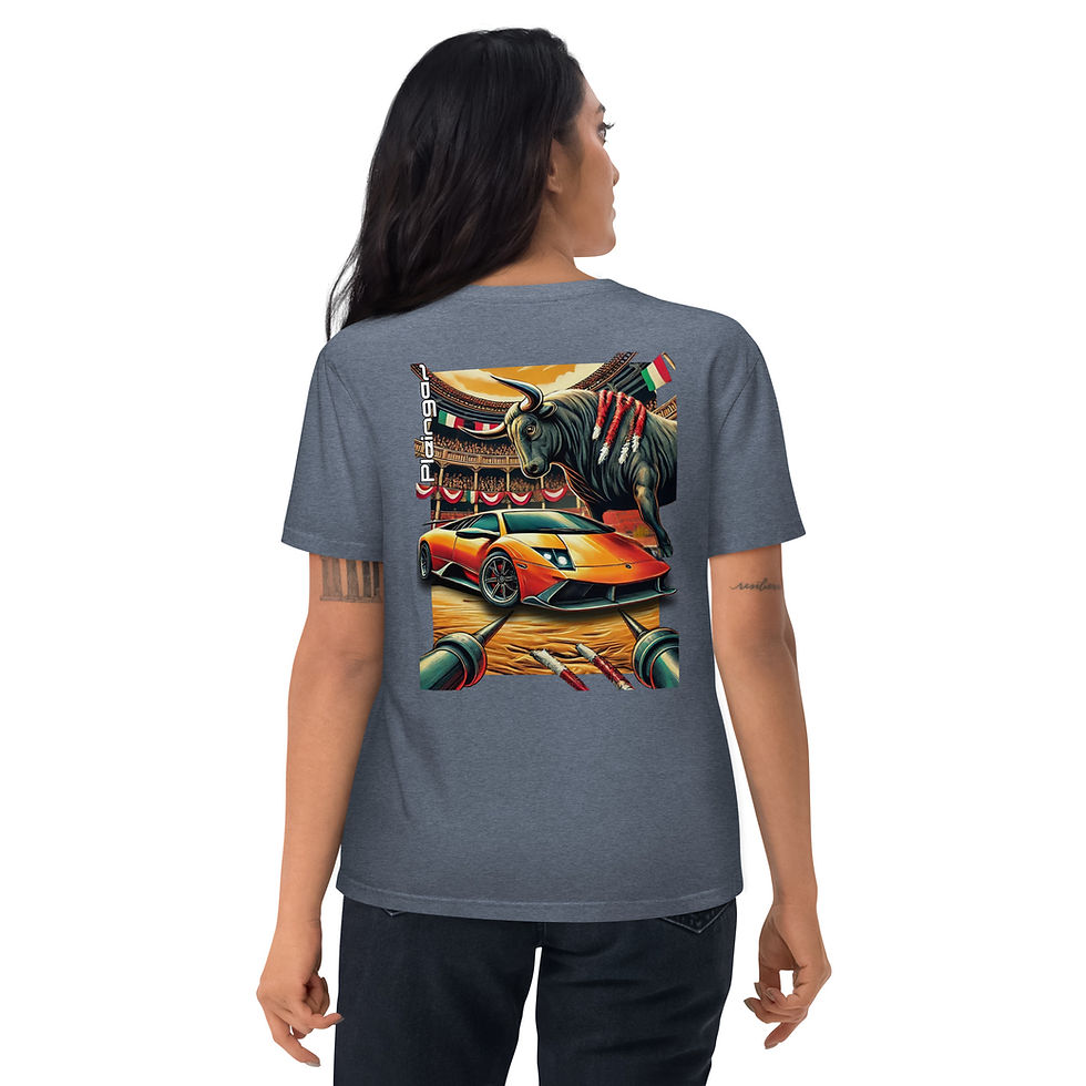 Miniature : T-shirt Pleingaz MURCIELAGO - du S au 5XL - unisex 100% coton bio Oeko-Tex