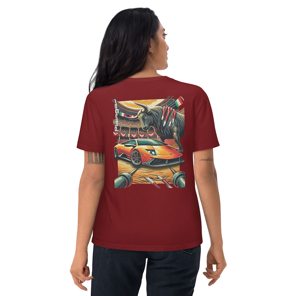 Miniature : T-shirt Pleingaz MURCIELAGO - du S au 5XL - unisex 100% coton bio Oeko-Tex