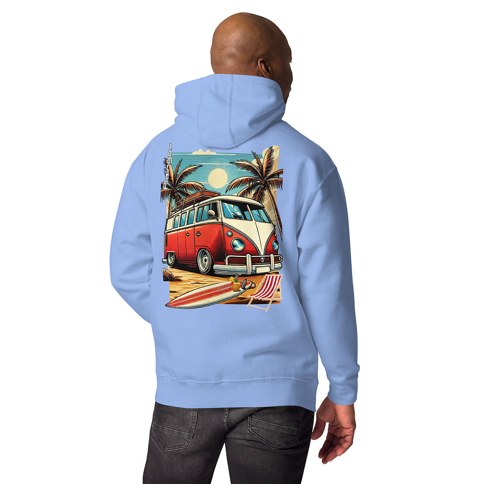 Miniature : Hoodie Pleingaz T1 BUS - du S au 3XL  - unisex coton/polyester