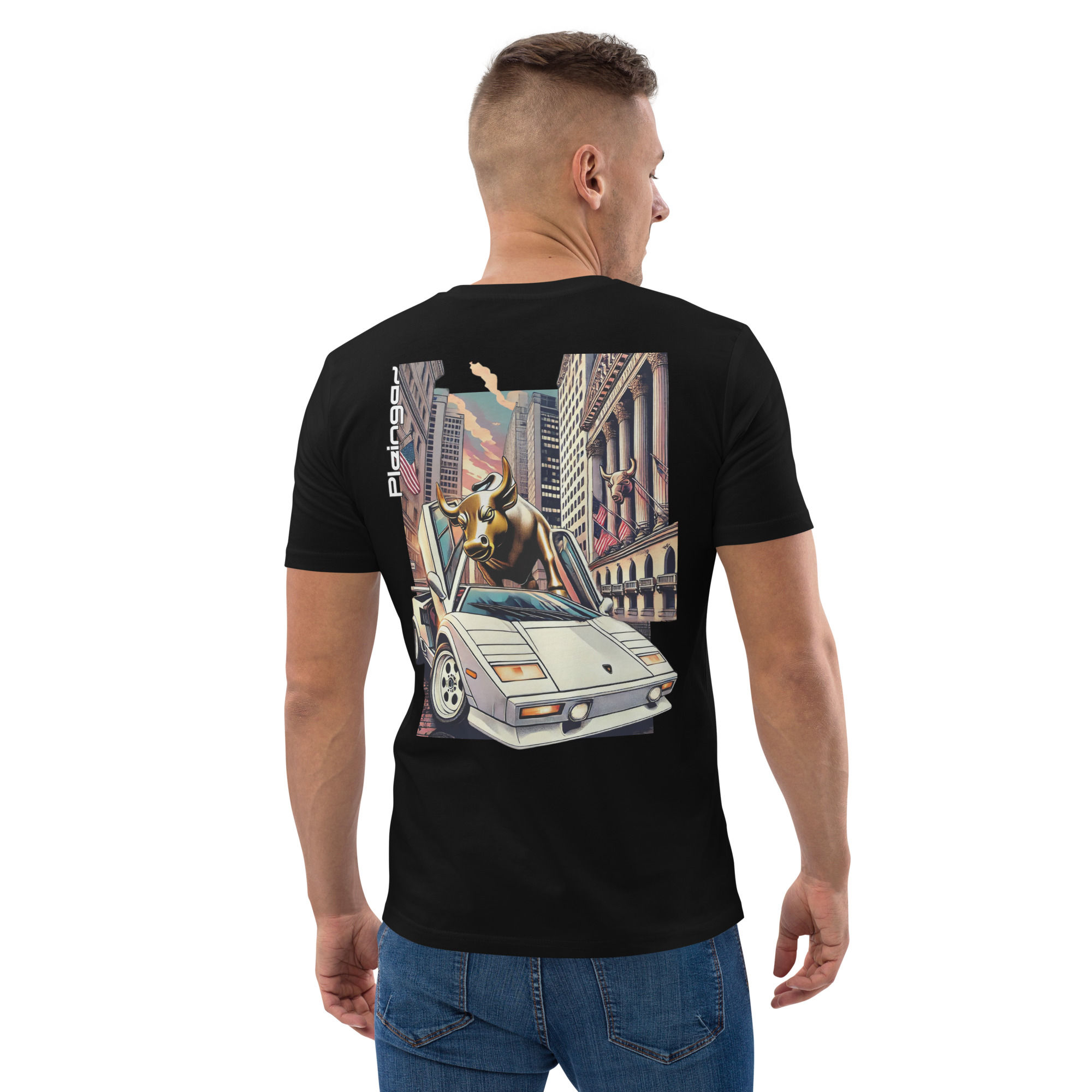 T-shirt Pleingaz COUNTACH - du S au 5XL - Unisex 100% coton bio Oeko-Tex