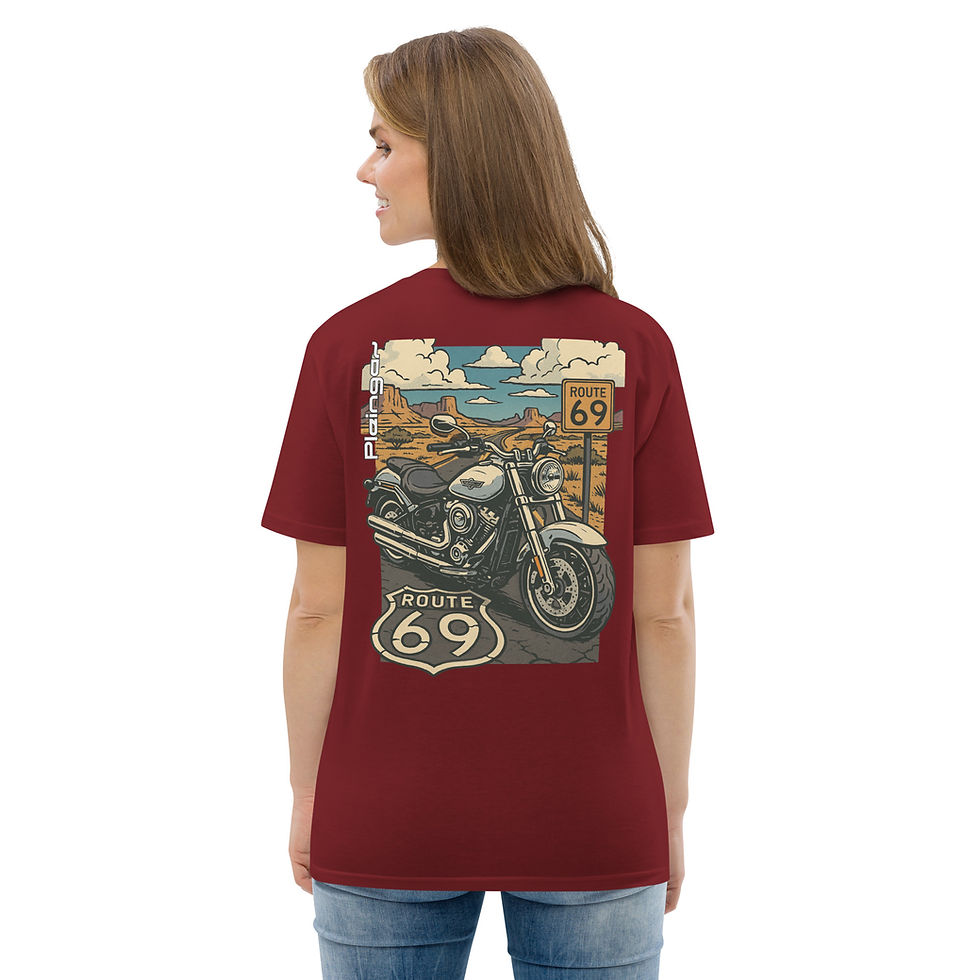Thumbnail: T-shirt Pleingaz moto - du S au 5XL - unisex 100% coton bio Oeko-Tex
