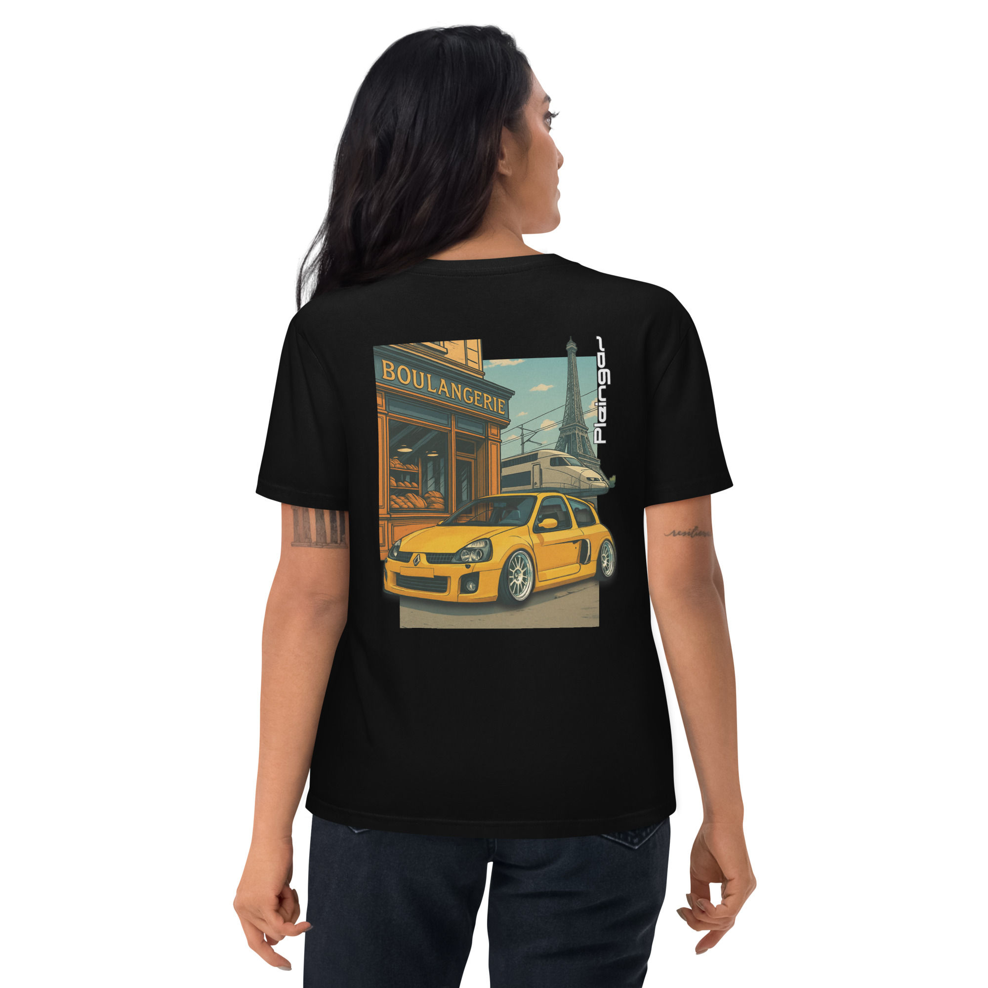 T-shirt Pleingaz CLIO V6 - du S au 5XL - Unisex 100% coton bio Oeko-Tex