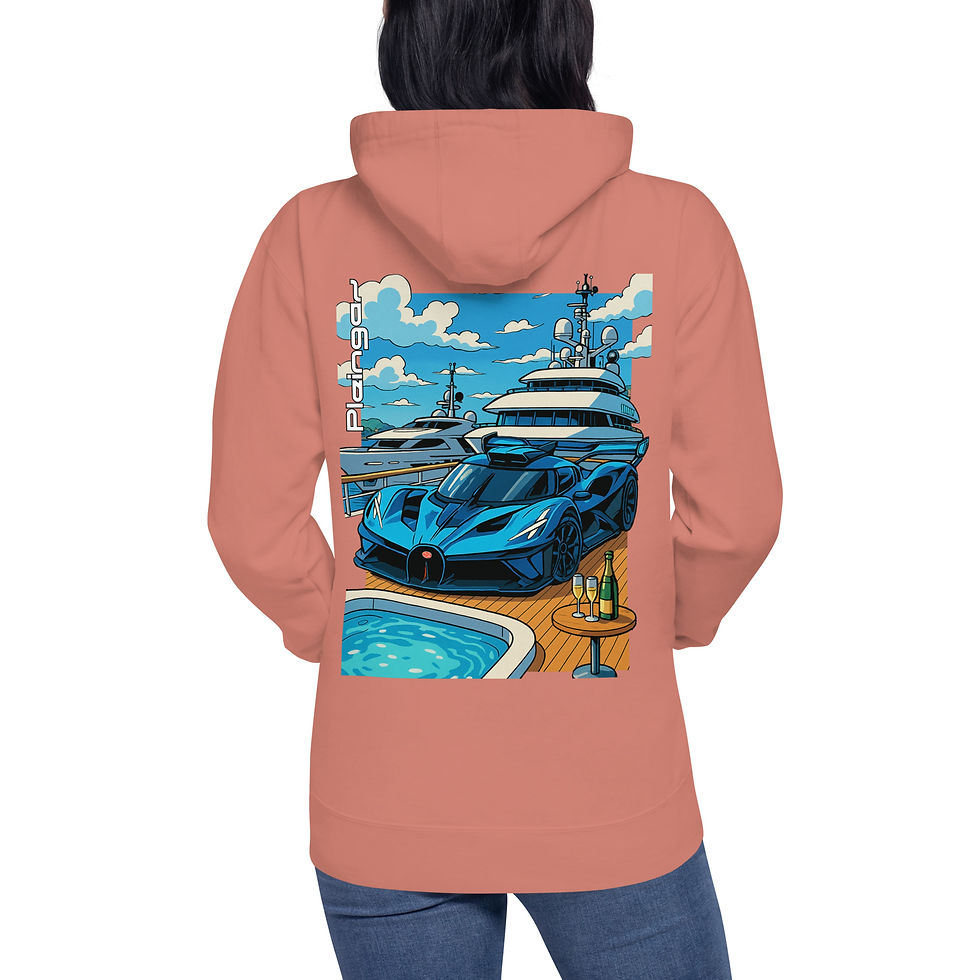 Miniaturbild: Hoodie Pleingaz LE BOLIDE YACHT - du S au 3XL  - unisex coton/polyester