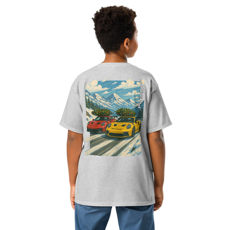 Miniature : T-shirt enfant Pleingaz GT3 RS X-MAS unisex coton oeko-tex