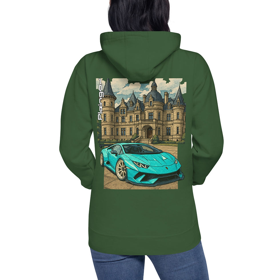 Miniaturbild: Hoodie Pleingaz HURACAN - du S au 3XL  - unisex coton/polyester