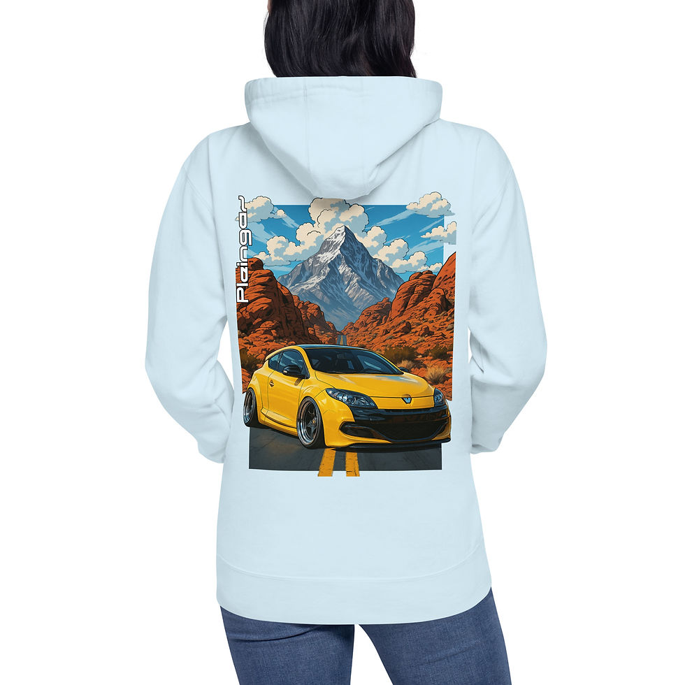 Thumbnail: Hoodie Pleingaz MEGANE RS MK3 - du S au 3XL  - unisex coton/polyester 