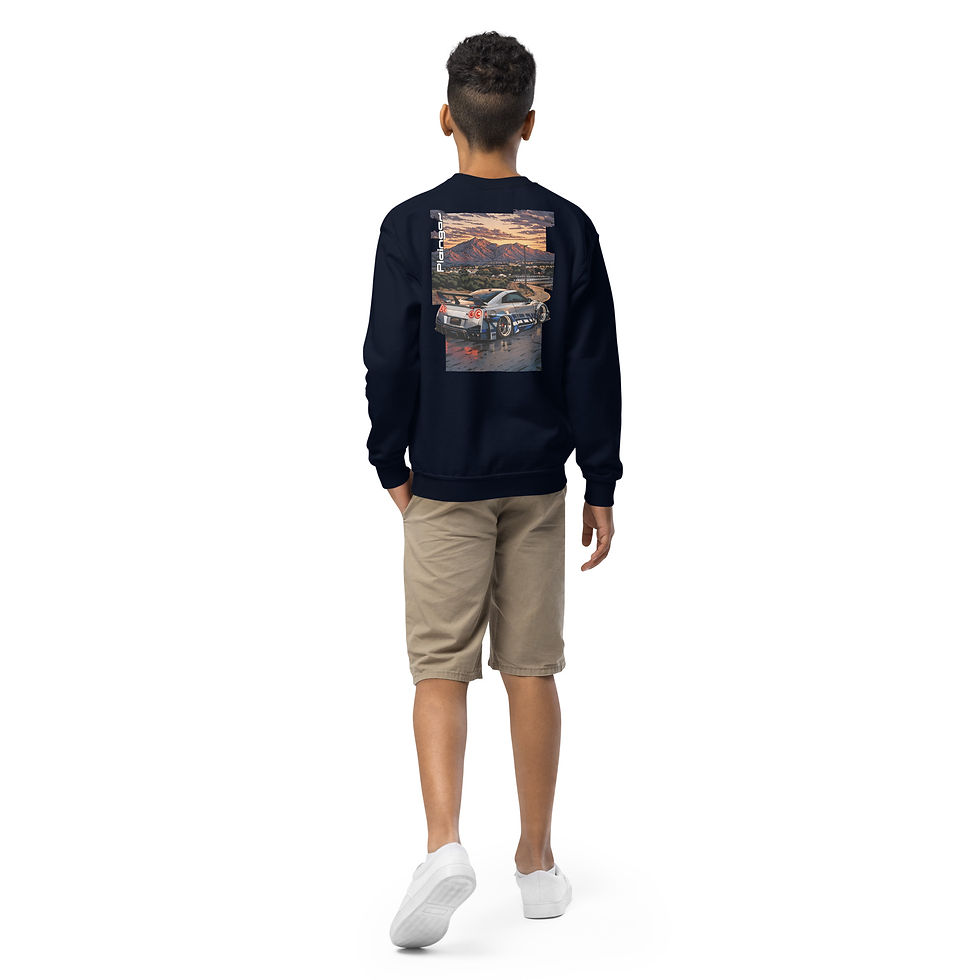 Miniature : Pull enfant Pleingaz R35 FAST WIDEBODY unisex coton/polyester