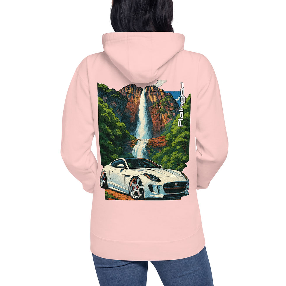 Miniature : Hoodie Pleingaz F-TYPE - du S au 3XL  - unisex coton/polyester