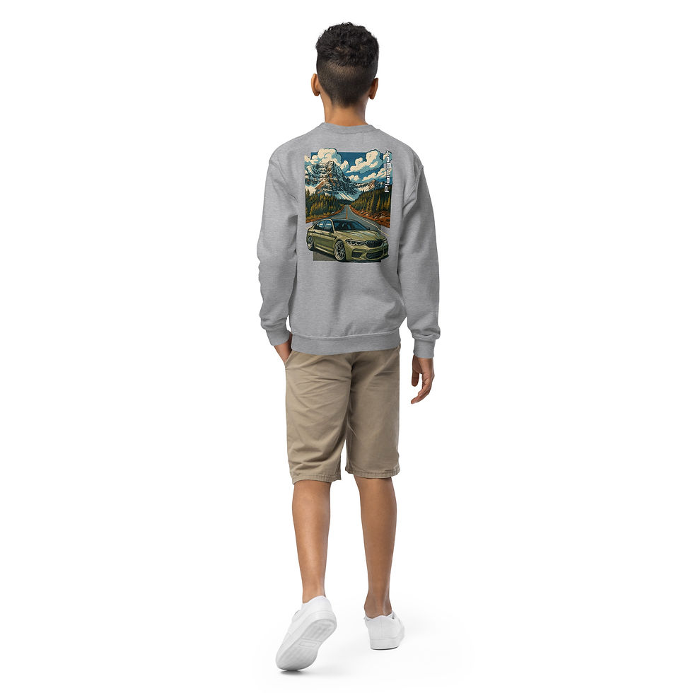 Thumbnail: Kids Sweater Pleingaz M5 F90 KHAKI unisex coton/polyester
