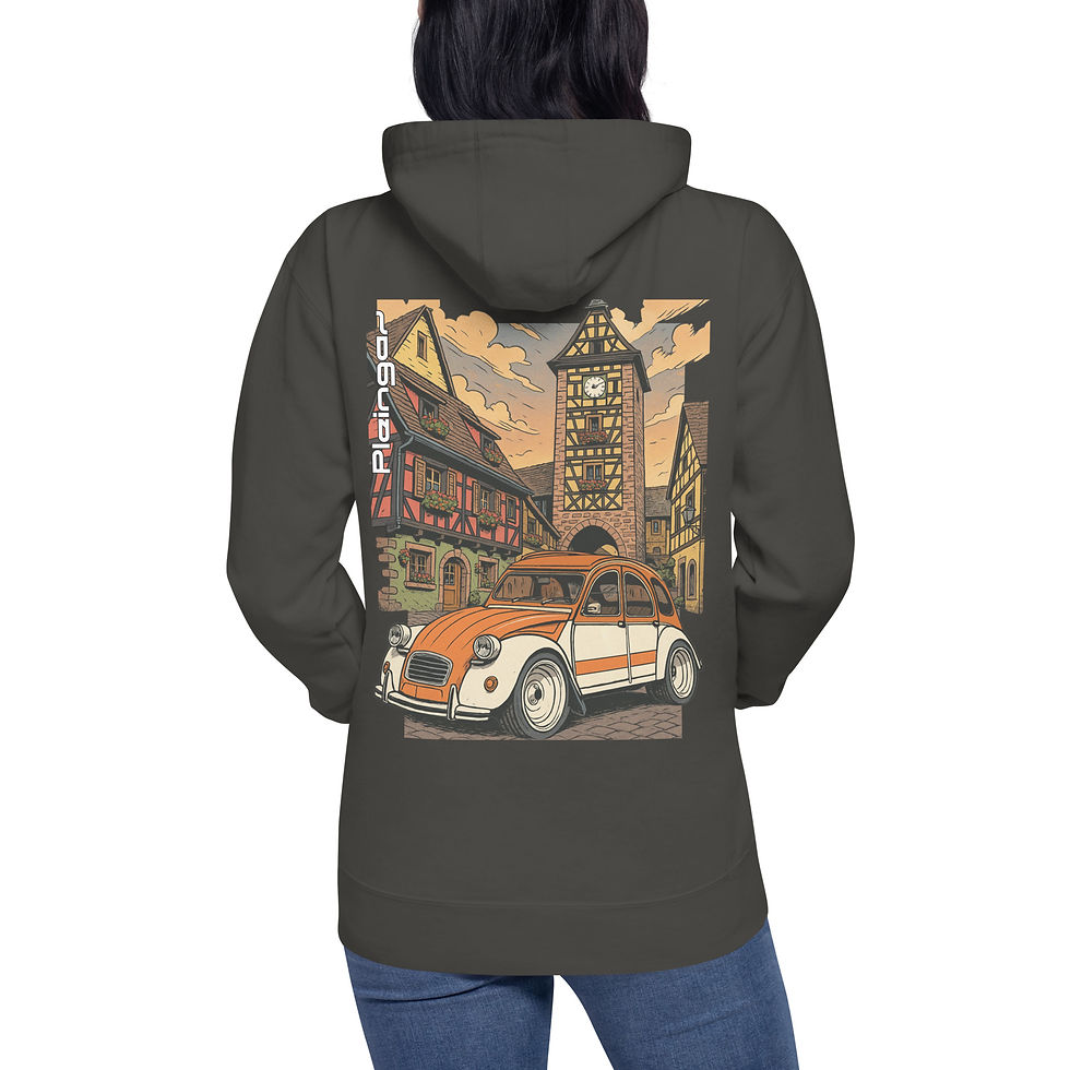 Miniature : Hoodie Pleingaz 2CV SPOT - du S au 3XL  - unisex coton/polyester copie