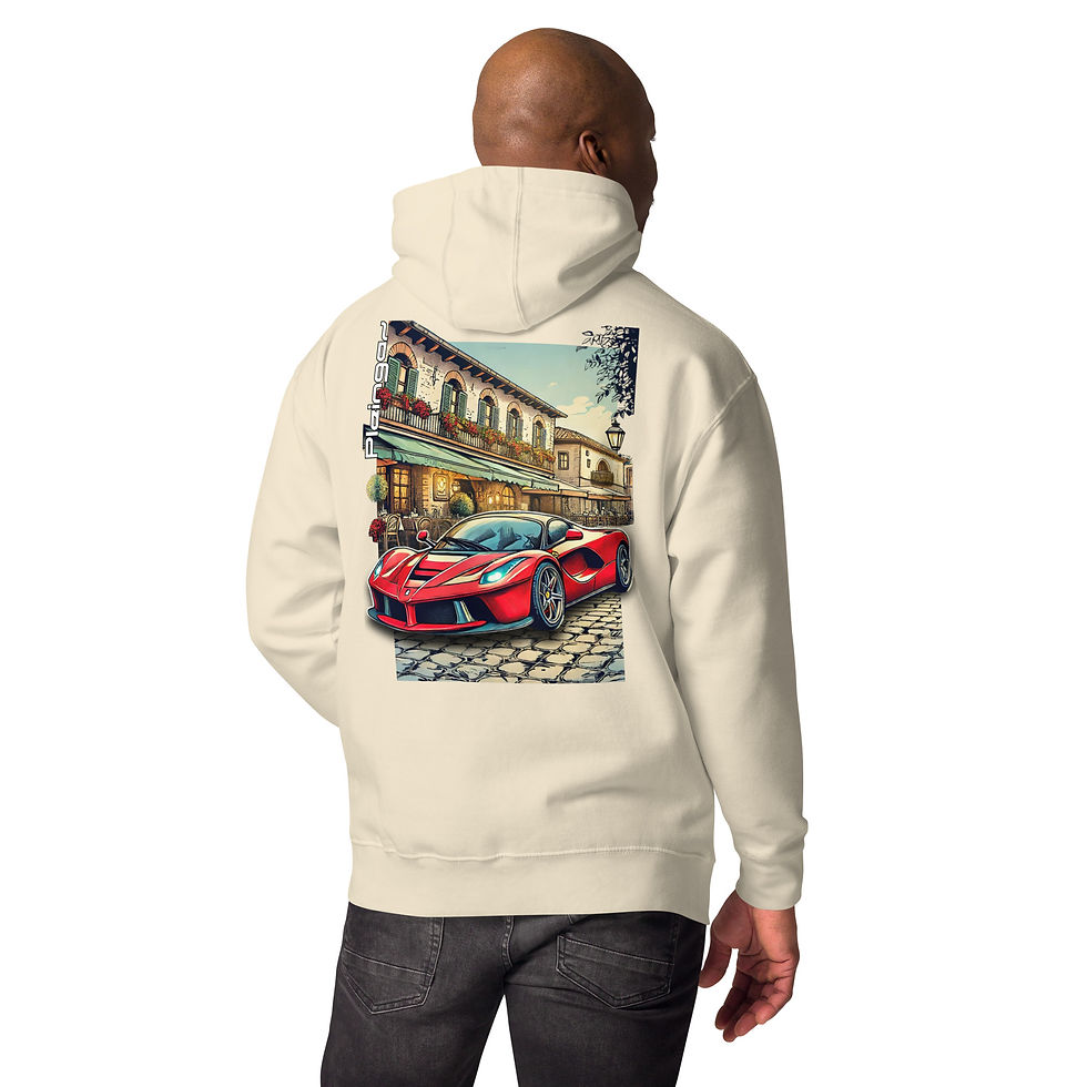 Miniaturbild: Hoodie Pleingaz  LAFERRARI - du S au 3XL  - unisex coton/polyester