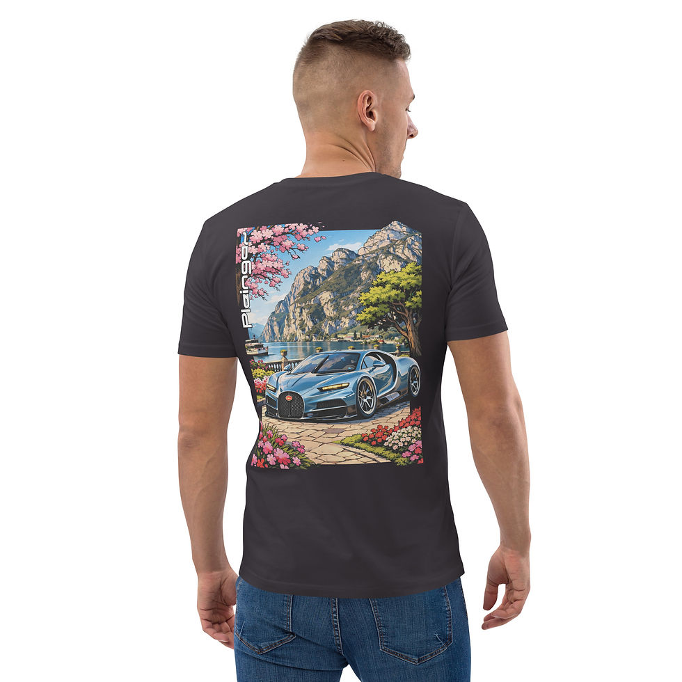 Thumbnail: T-shirt Pleingaz TOURBILLON Unisex coton bio oeko tex