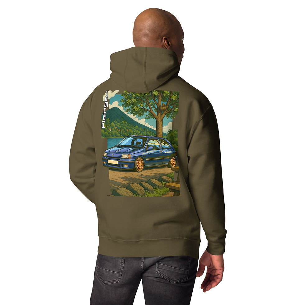 Thumbnail: Hoodie Pleingaz CLIO WILLIAMS - du S au 3XL  - unisex coton/polyester
