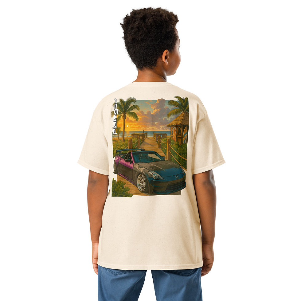 Miniaturbild: Kinder T-shirt Pleingaz 350Z CABRIO unisex coton oeko-tex