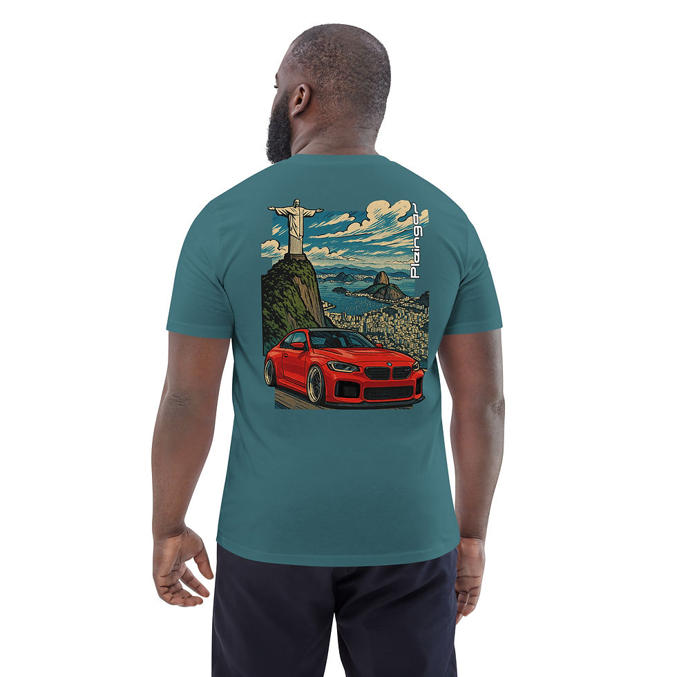 Thumbnail: T-shirt Pleingaz M2 RIO - du S au 5XL - unisex 100% coton bio Oeko-Tex