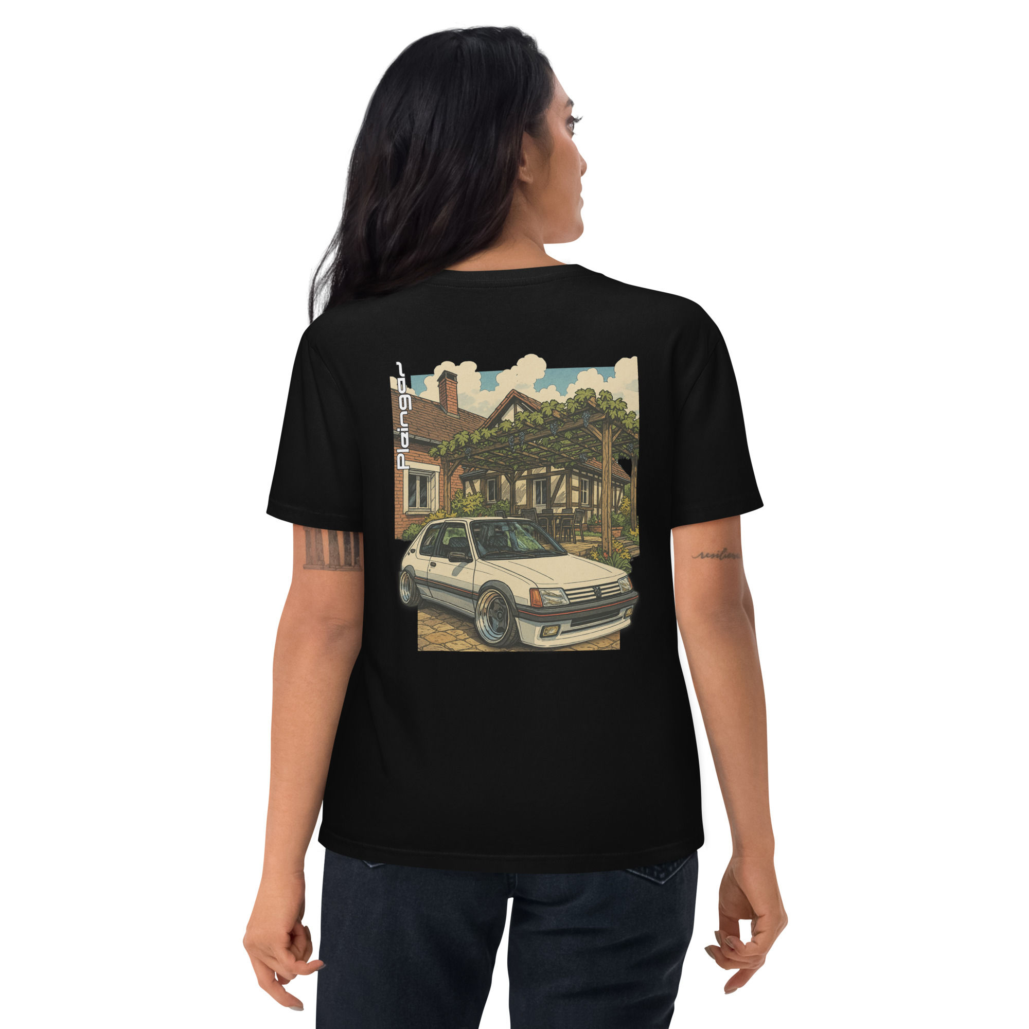 T-shirt Pleingaz 205 GTi - du S au 5XL - unisex 100% coton bio Oeko-Tex