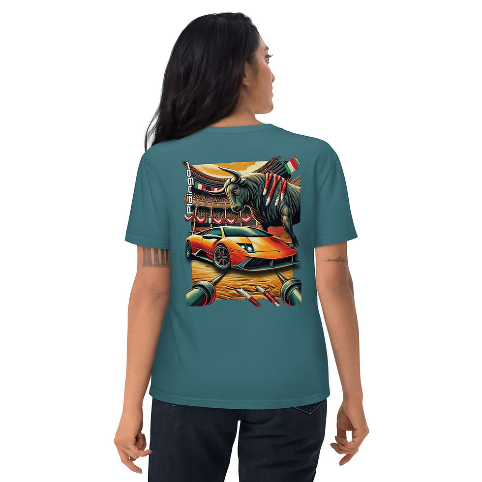 Miniature : T-shirt Pleingaz MURCIELAGO - du S au 5XL - unisex 100% coton bio Oeko-Tex