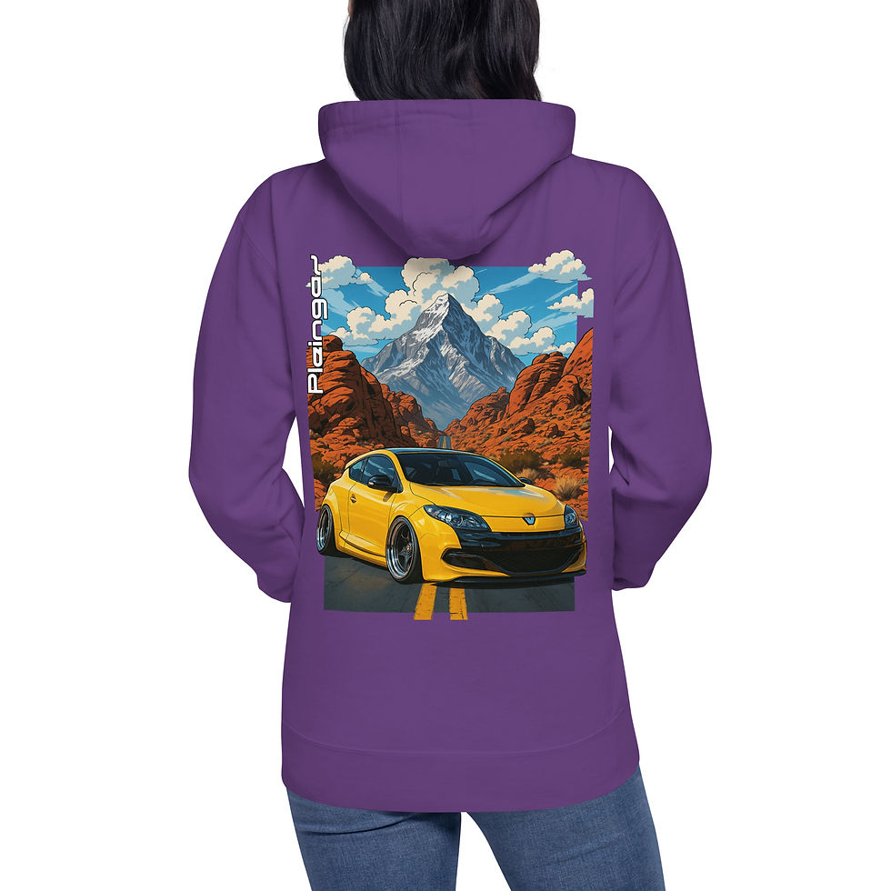 Thumbnail: Hoodie Pleingaz MEGANE RS MK3 - du S au 3XL  - unisex coton/polyester 