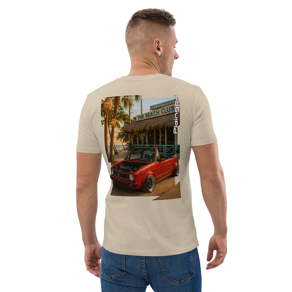 Thumbnail: T-shirt Pleingaz GOLF MK1 CAB unisex 100% coton bio Oeko-Tex