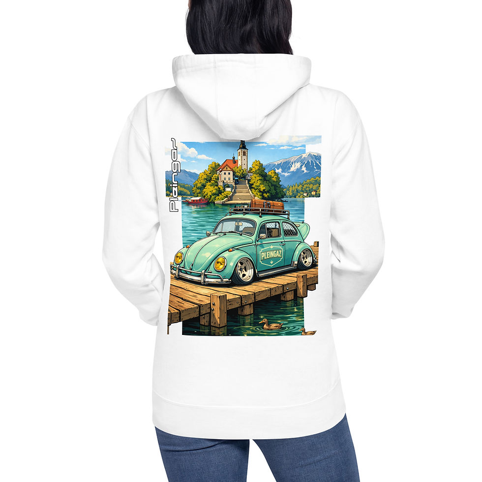 Miniaturbild: Hoodie Pleingaz  COX BLED - du S au 3XL  - unisex coton/polyester