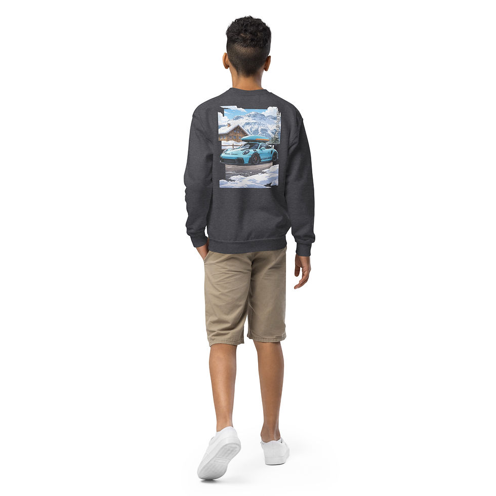 Thumbnail: Kids Sweater Pleingaz GT3 RS SNOW unisex coton/polyester