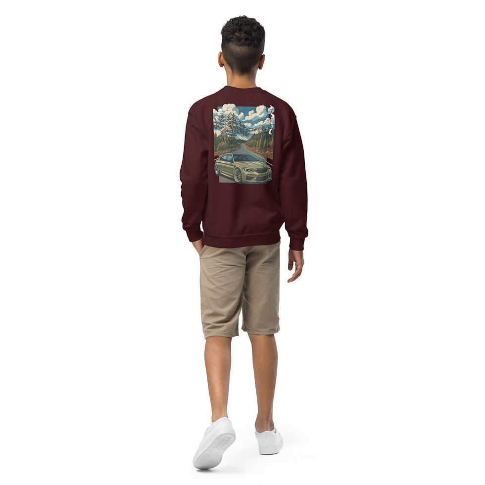 Thumbnail: Kids Sweater Pleingaz M5 F90 KHAKI unisex coton/polyester