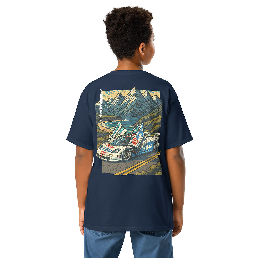 Thumbnail: Kid t-shirt Pleingaz F1 GTR Longtail unisex coton oeko-tex