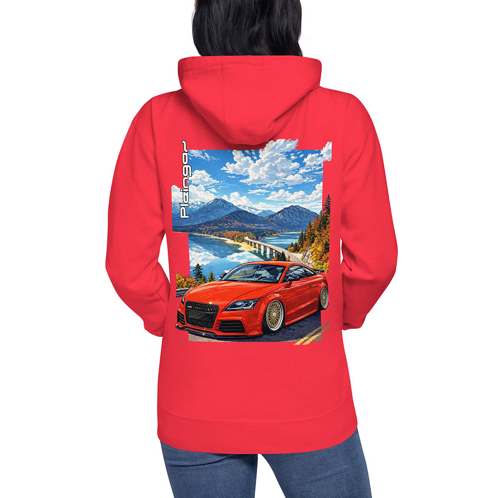 Thumbnail: Hoodie Pleingaz TT RS MK2 LAKE - du S au 3XL - unisex coton/polyester