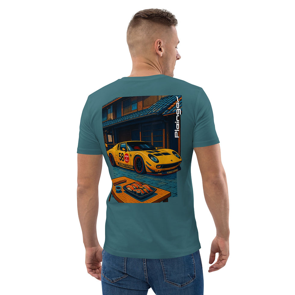 Miniature : T-shirt Pleingaz MIURA Widebody Unisex Coton bio Oeko-Tex