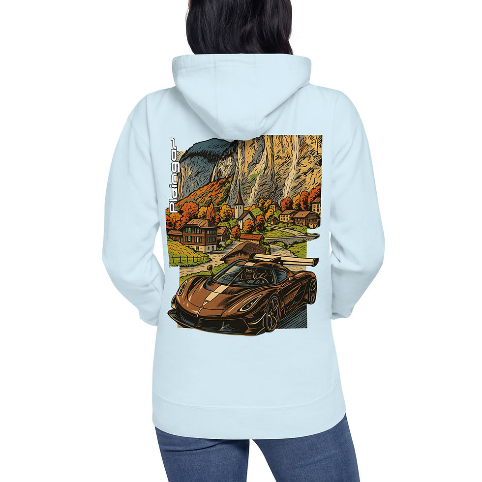 Miniature : Hoodie Pleingaz JESKO SADAIR'S SPEAR - du S au 3XL  - unisex coton/polyester