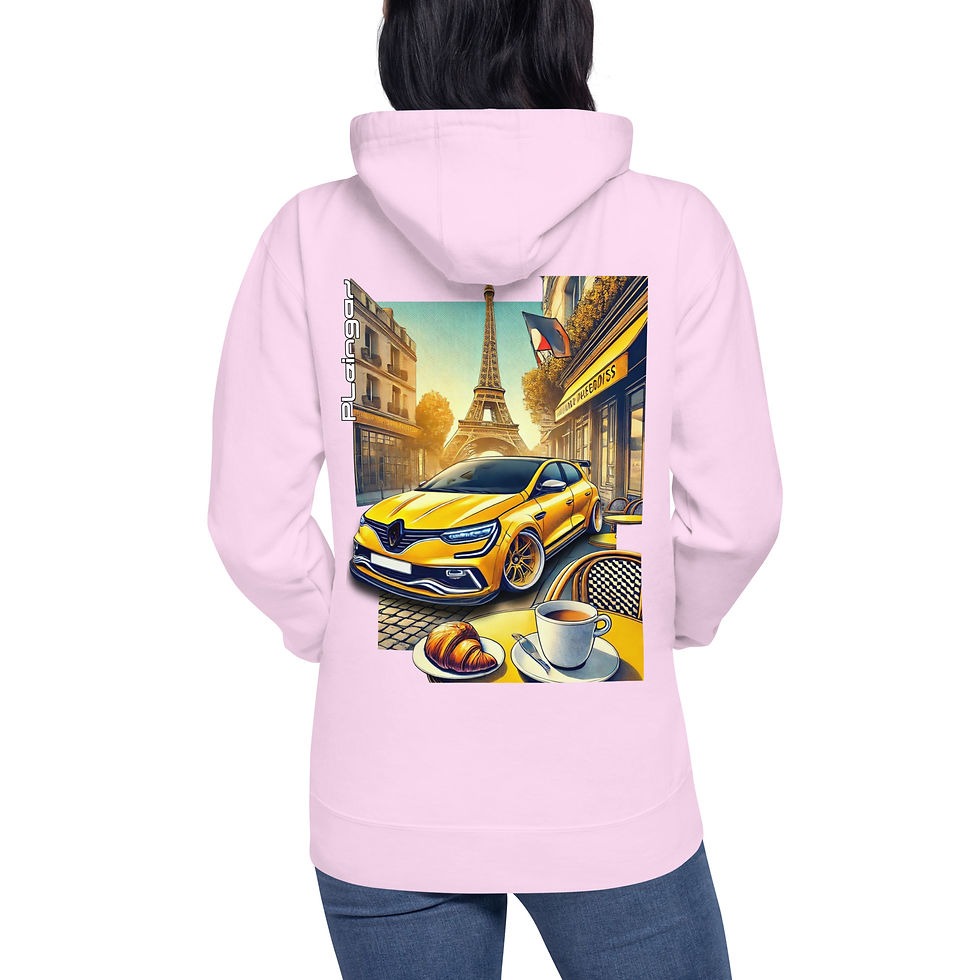 Miniature : Hoodie Pleingaz MEGANE RS - du S au 3XL  - unisex coton/polyester