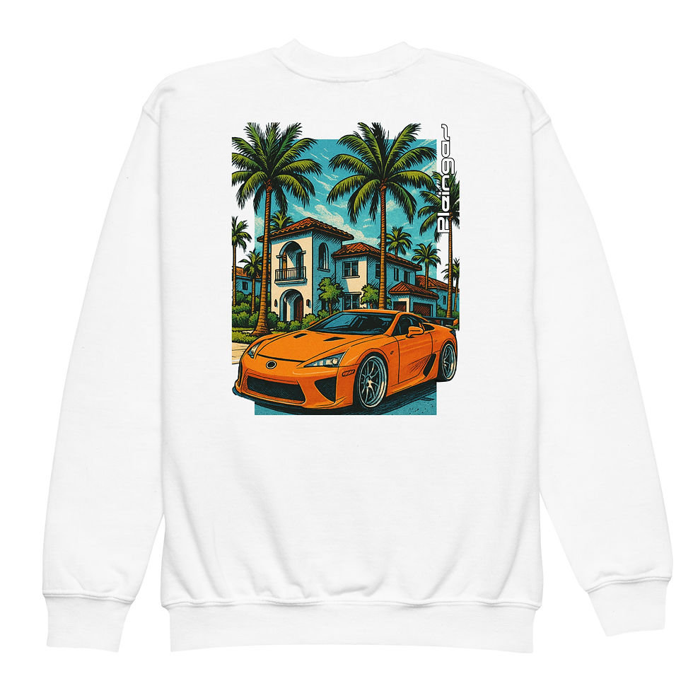 Thumbnail: Kids Sweater Pleingaz LFA unisex coton/polyester