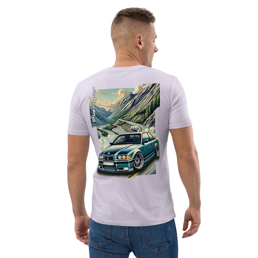 Miniaturbild: T-shirt Pleingaz E36 M3 - du S au 5XL - Unisex 100% coton bio Oeko-Tex
